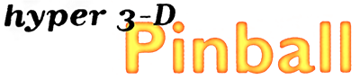 Hyper 3D Pinball title screen for Sega Saturn